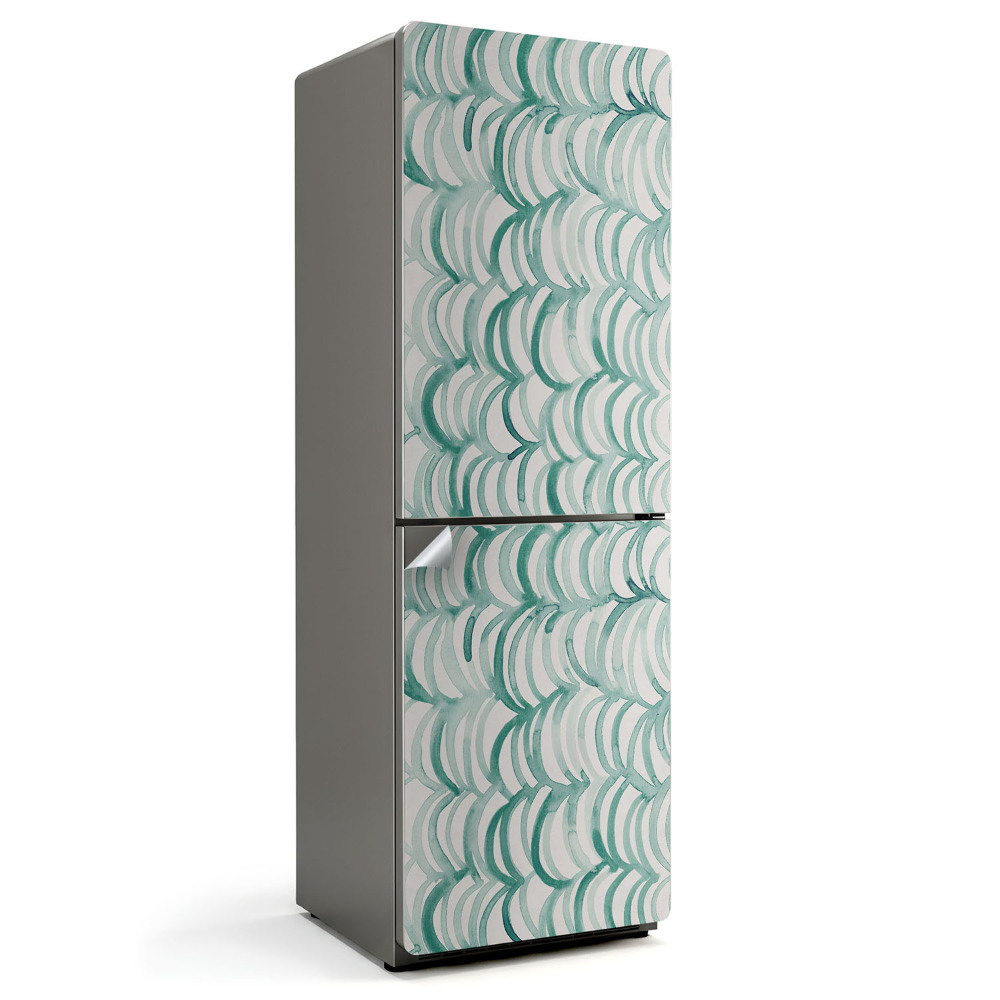 Samolepiaca nálepka na chladničku Vlny v harmonickom vzore