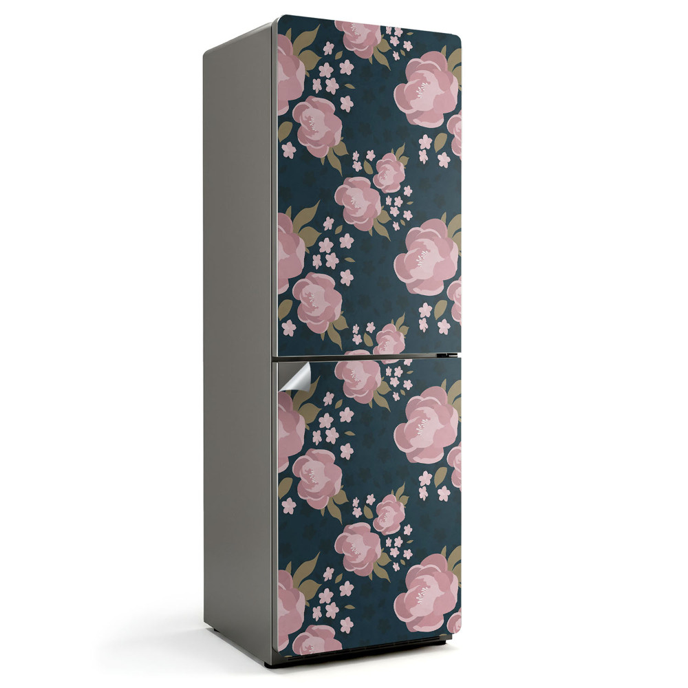 Samolepiaca nálepka na chladničku Jednoduchý kvetinový vzor