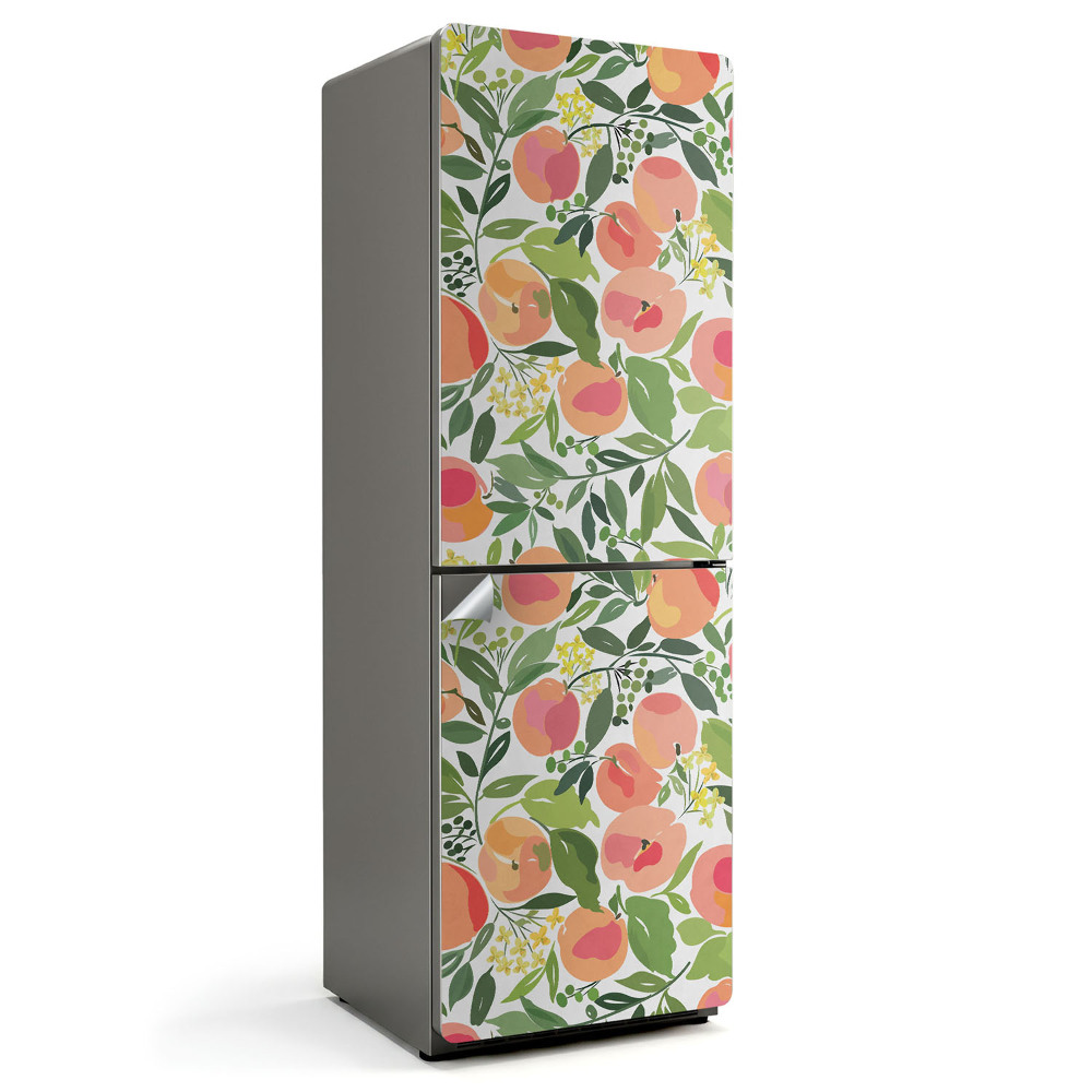 Fototapeta na chladničku Ovocný vzor s listami