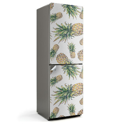 Samolepiaca nálepka na chladničku ilustrácie so vzorom ananásu