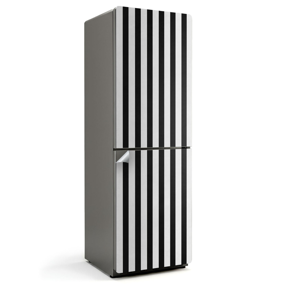 Nálepka na chladničku Kontrastné vertikálne pruhy