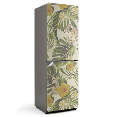 Nálepka na chladničku Vzor tropických rastlín