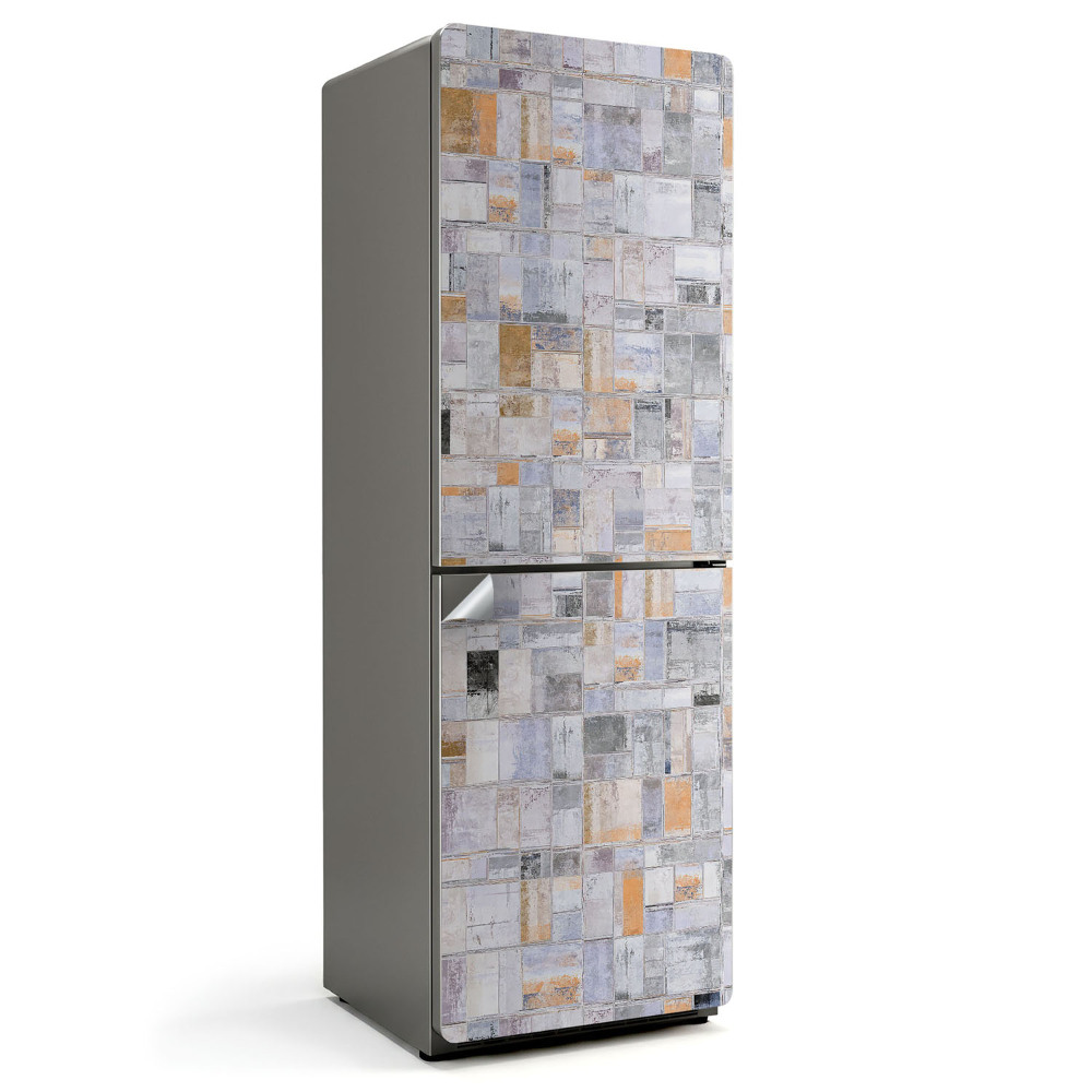 Samolepiaca nálepka na chladničku Mozaika z obdĺžnikov