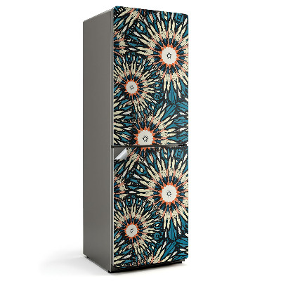 Samolepiaca nálepka na chladničku Kvetinový vzor s lúčmi