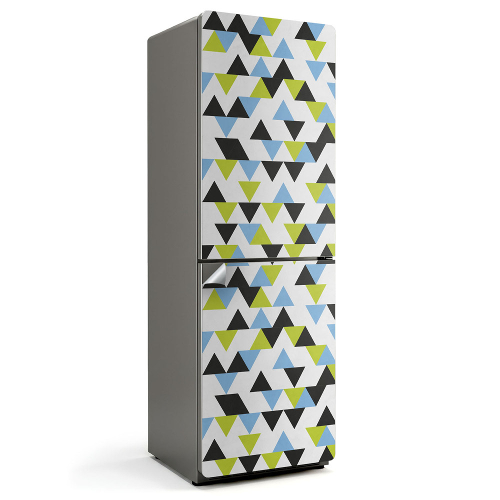 Fototapeta na chladničku Dynamický trojuholníkový vzor