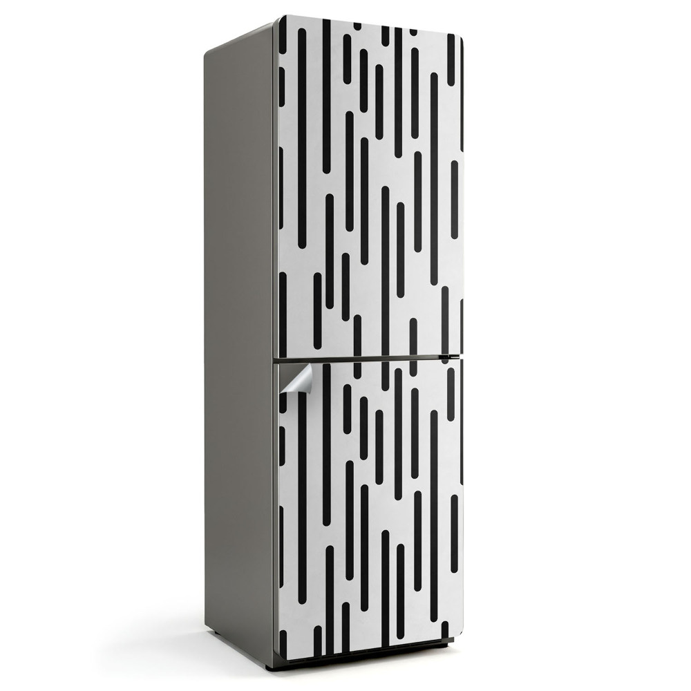 Nálepka na chladničku Vertikálne čiary v pohybe