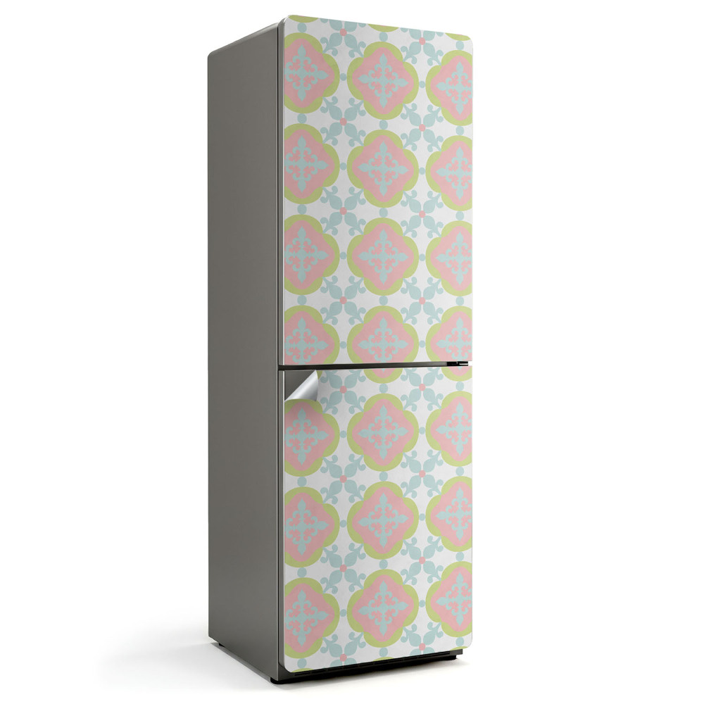 Samolepiaca nálepka na chladničku Vzor s kvetinovými motívmi