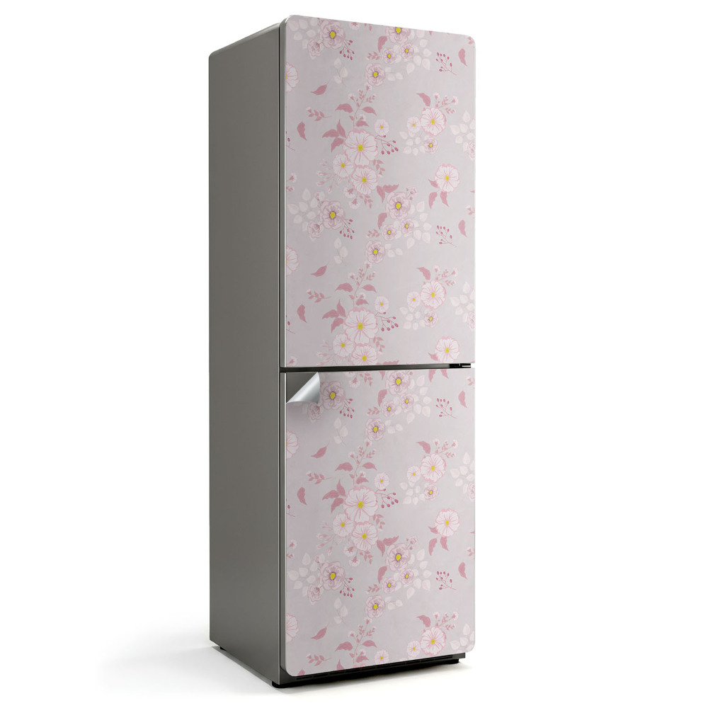 Samolepiaca nálepka na chladničku Malý kvetinový vzor