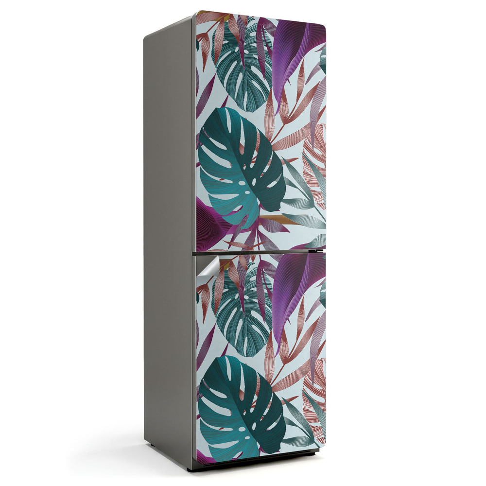 Fototapeta na chladničku Vzor tropického listu