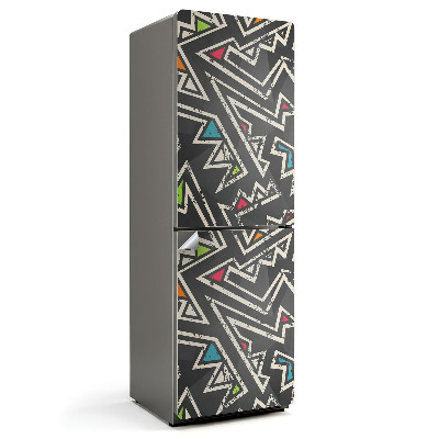 Nálepka na chladničku Dynamické geometrické vzory