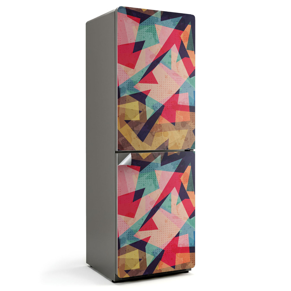 Fototapeta na chladničku Abstraktné tvary a línie