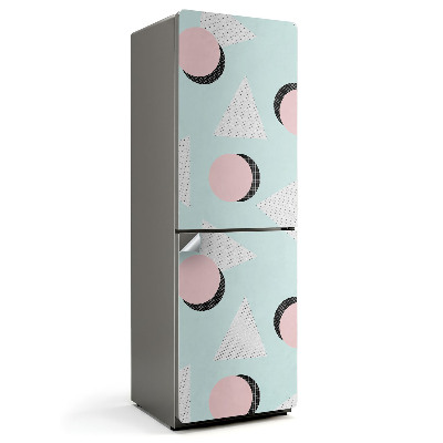 Samolepiaca nálepka na chladničku Abstraktné geometrické obrazce