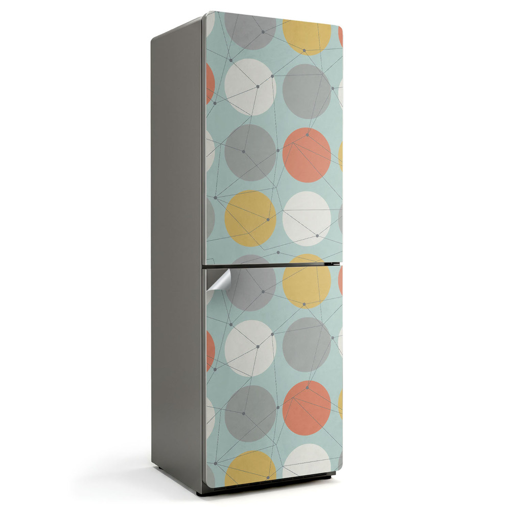 Fototapeta na chladničku Abstraktný kruhový vzor