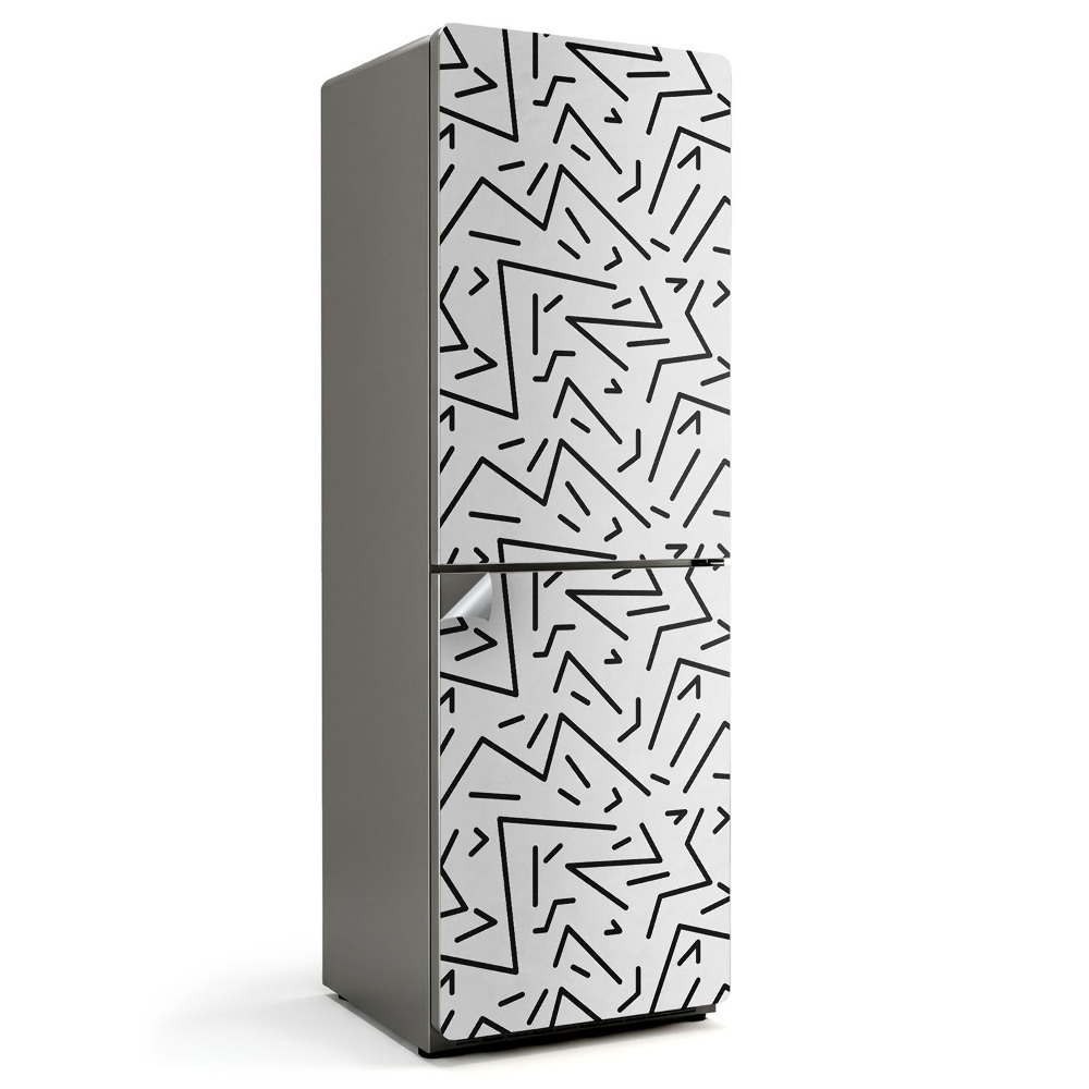 Nálepka na chladničku Dynamický vzor čiar