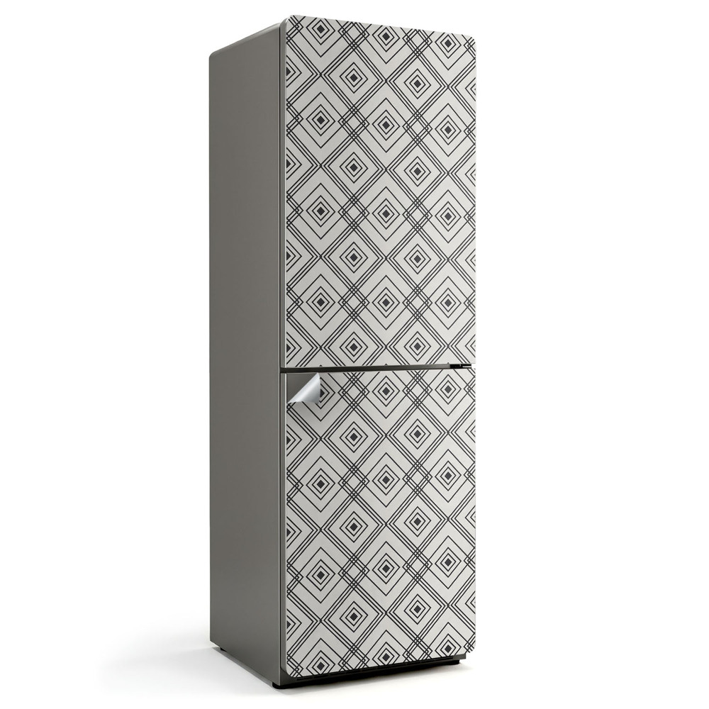 Fototapeta na chladničku Geometrický kosoštvorcový vzor