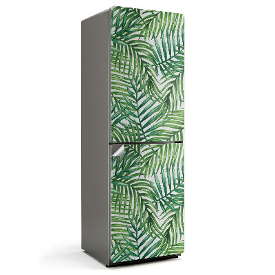 Nálepka na chladničku Listy v tropickom vzore