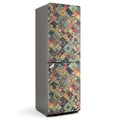 Samolepiaca nálepka na chladničku Dlaždice s geometrickými motívmi