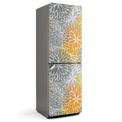 Nálepka na chladničku Geometrické vzory rastlín