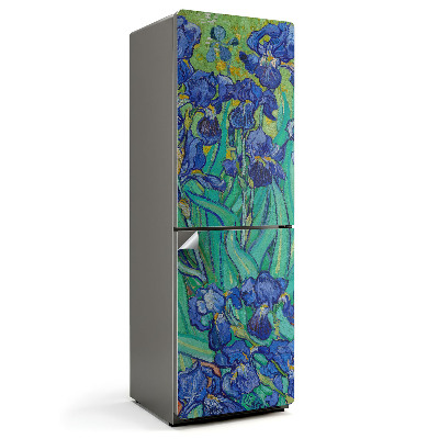 Samolepiaca nálepka na chladničku Kvetinový vzor kosatcov