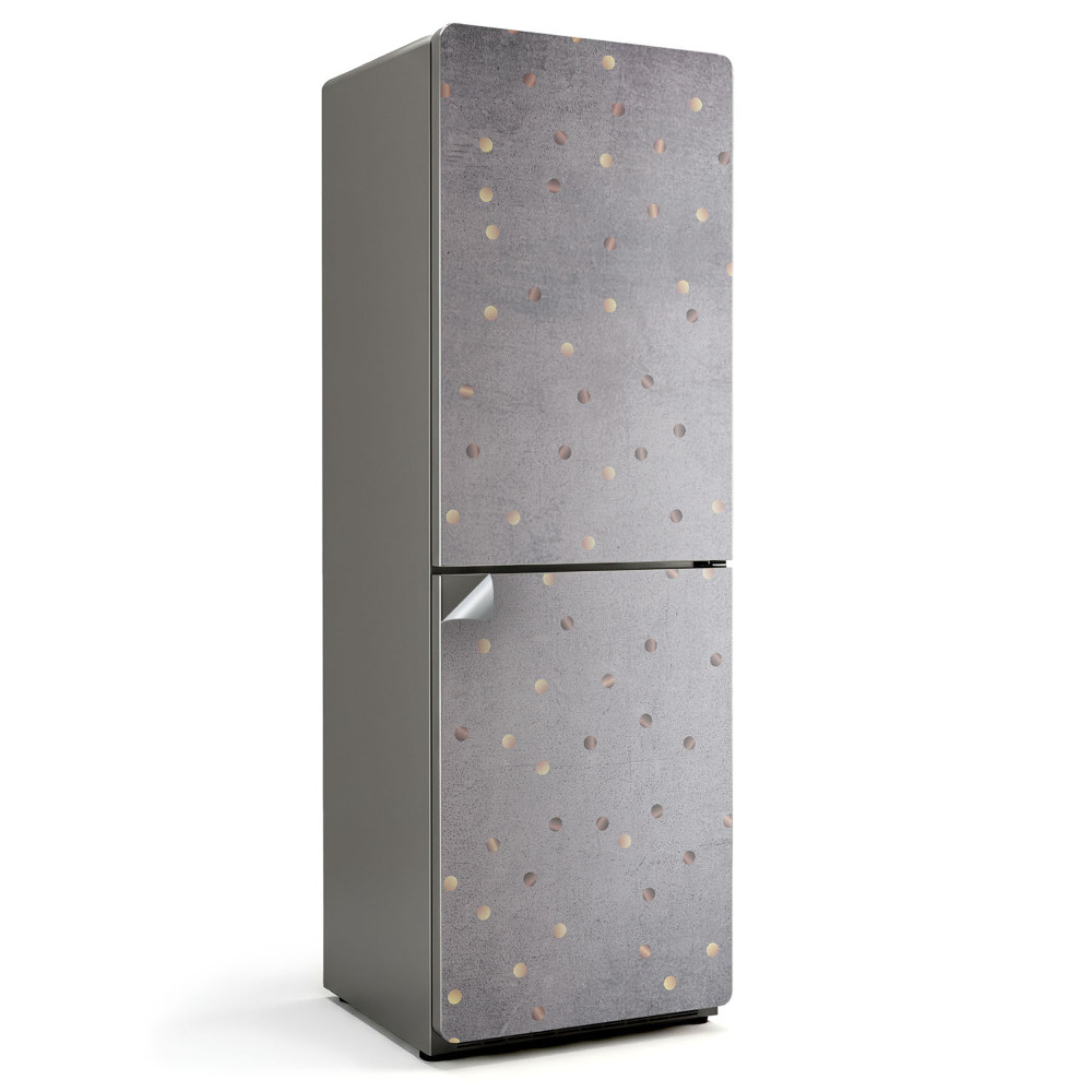 Fototapeta na chladničku Rozptýlené malé kruhy