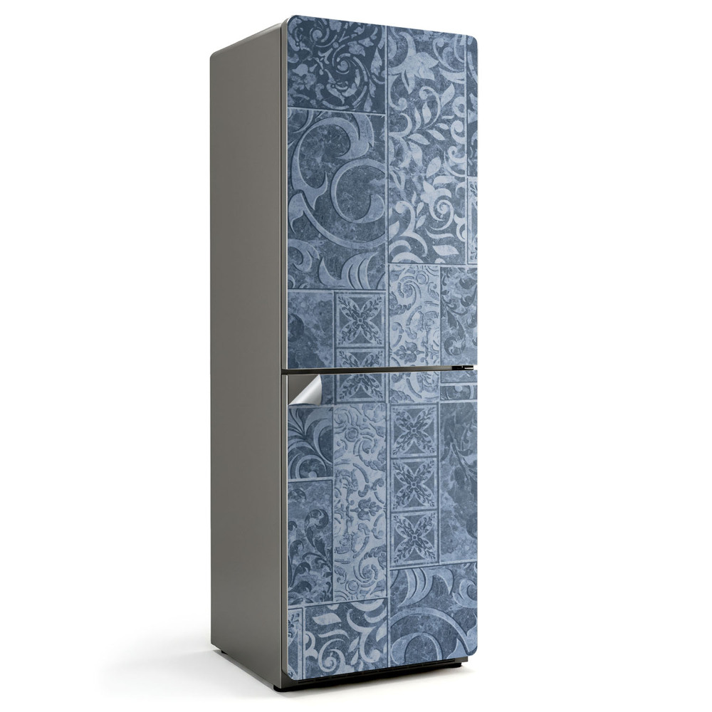 Samolepiaca nálepka na chladničku Vzor s ornamentami a dlaždicami