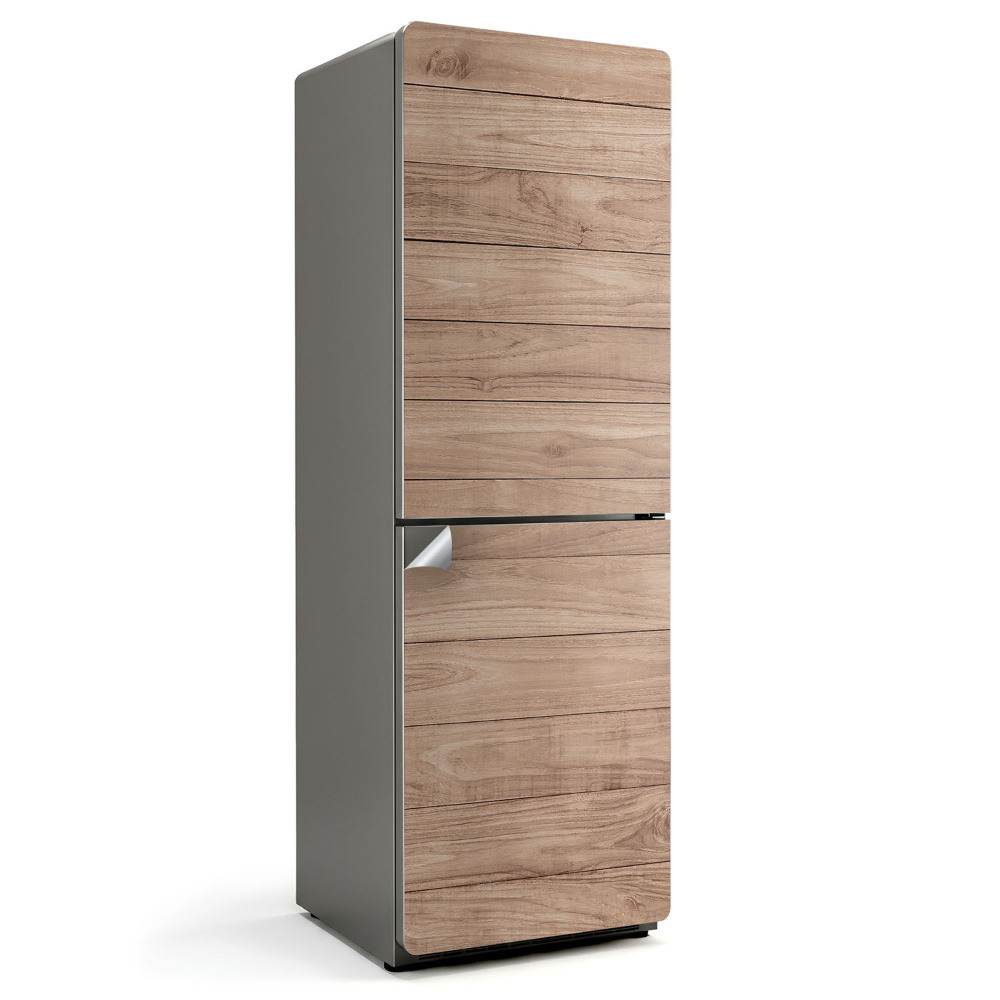 Samolepiaca nálepka na chladničku Drevená doska vertikálne