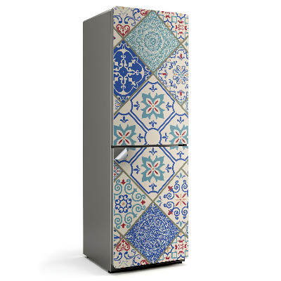 Nálepka na chladničku Geometrické vzory dlaždíc