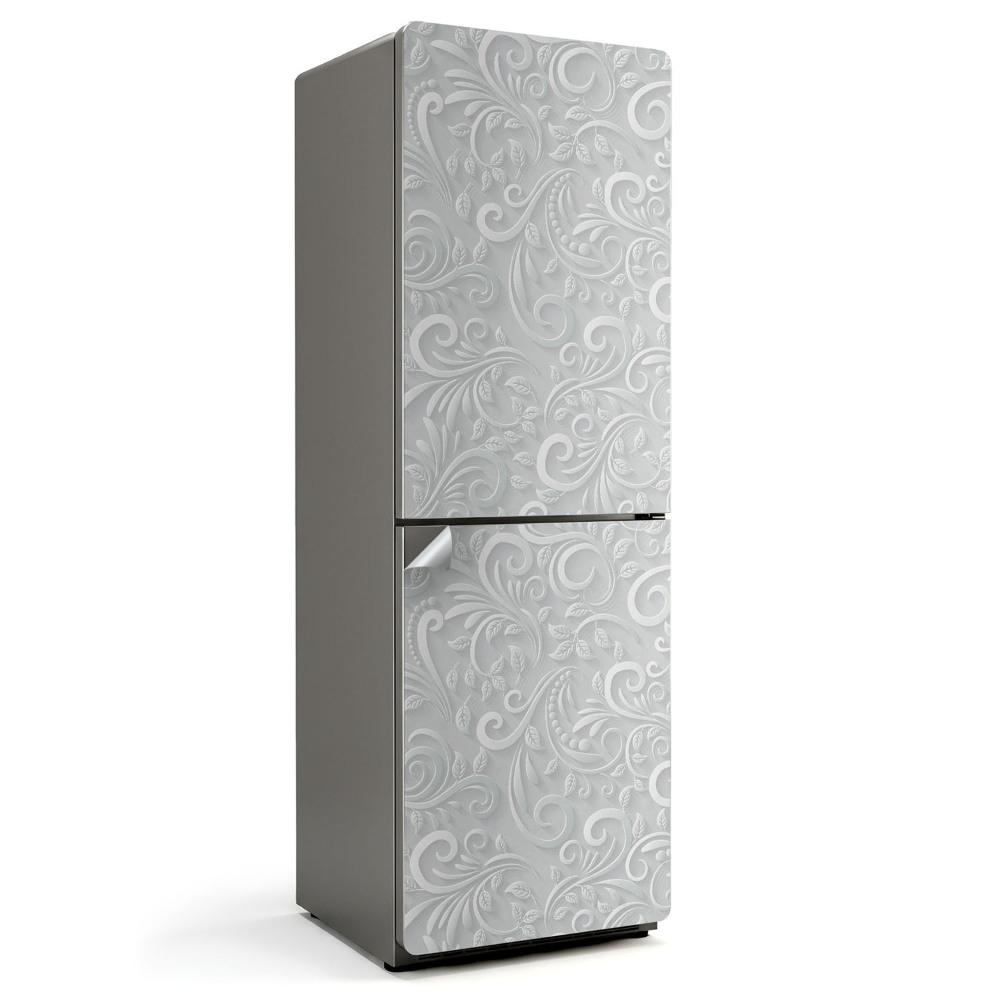 Nálepka na chladničku Rastlinný vzor s vlnami