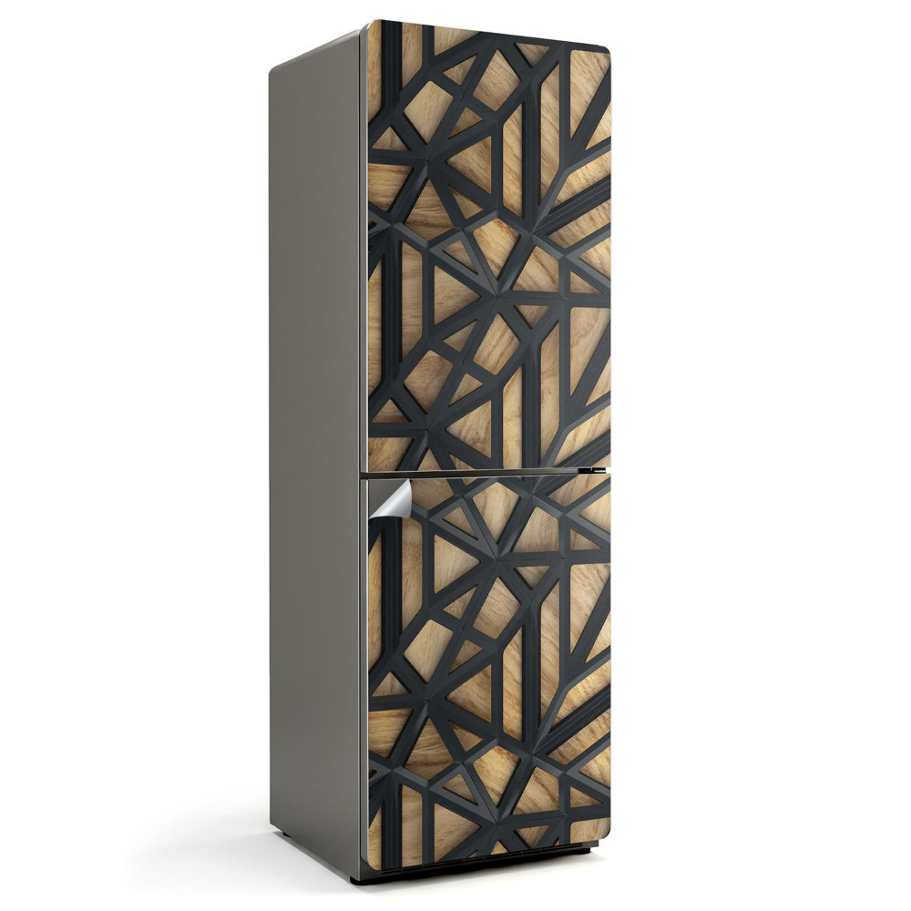 Nálepka na chladničku Abstraktný prelamovaný vzor