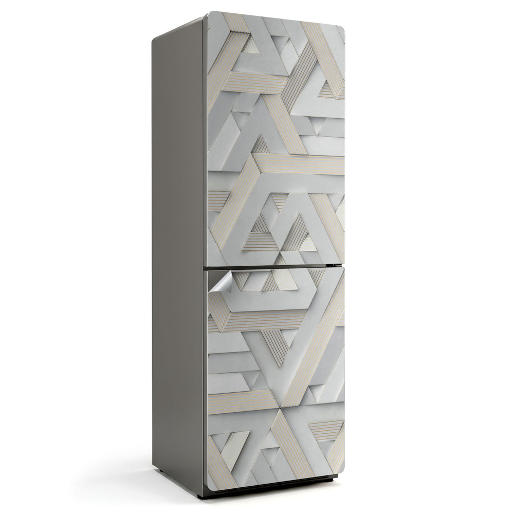 Samolepiaca nálepka na chladničku Tkanie papierových prúžkov