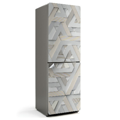 Samolepiaca nálepka na chladničku Tkanie papierových prúžkov