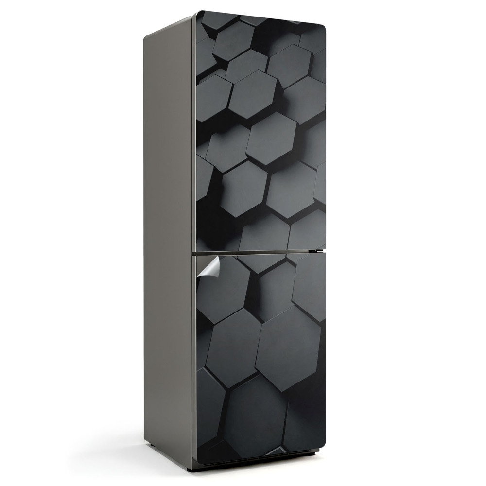 Nálepka na chladničku Šesťhranný vzor dlaždíc