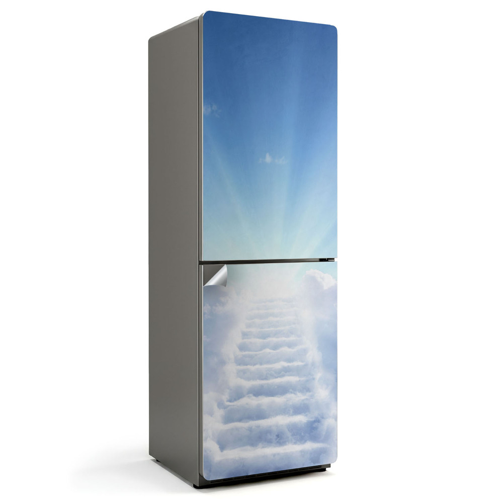 Samolepiaca nálepka na chladničku Schodisko do neba