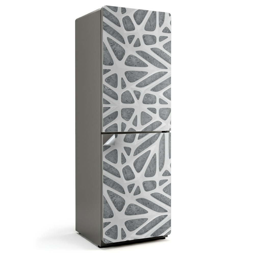 Nálepka na chladničku Abstraktný prelamovaný vzor