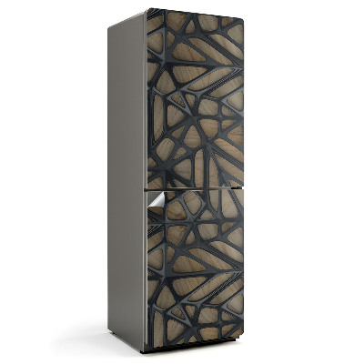 Nálepka na chladničku Abstraktný prelamovaný vzor