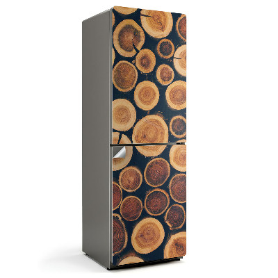 Nálepka na chladničku Rozloženie prierezu dreva