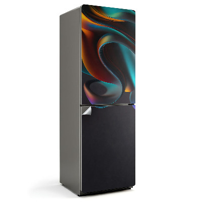 Fototapeta na chladničku Abstraktné vlny a tvary