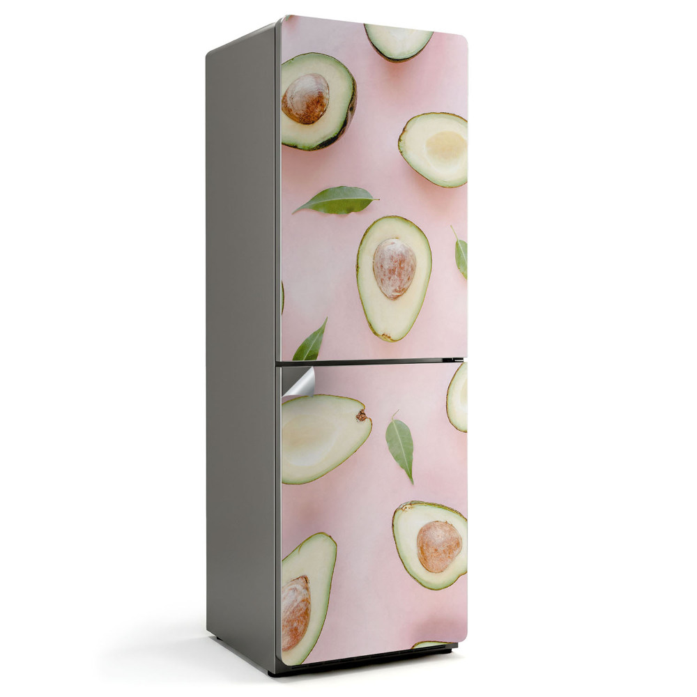 Nálepka na chladničku Vzor avokáda a listov