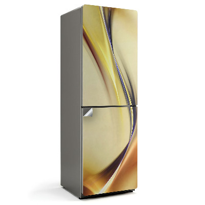 Fototapeta na chladničku Tekuté línie a vlny