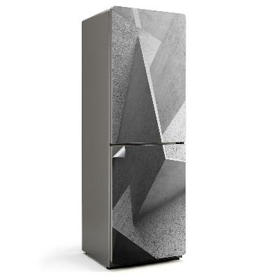 Samolepiaca nálepka na chladničku Abstraktná 3D geometria