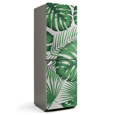 Fototapeta na chladničku Zloženie tropických listov