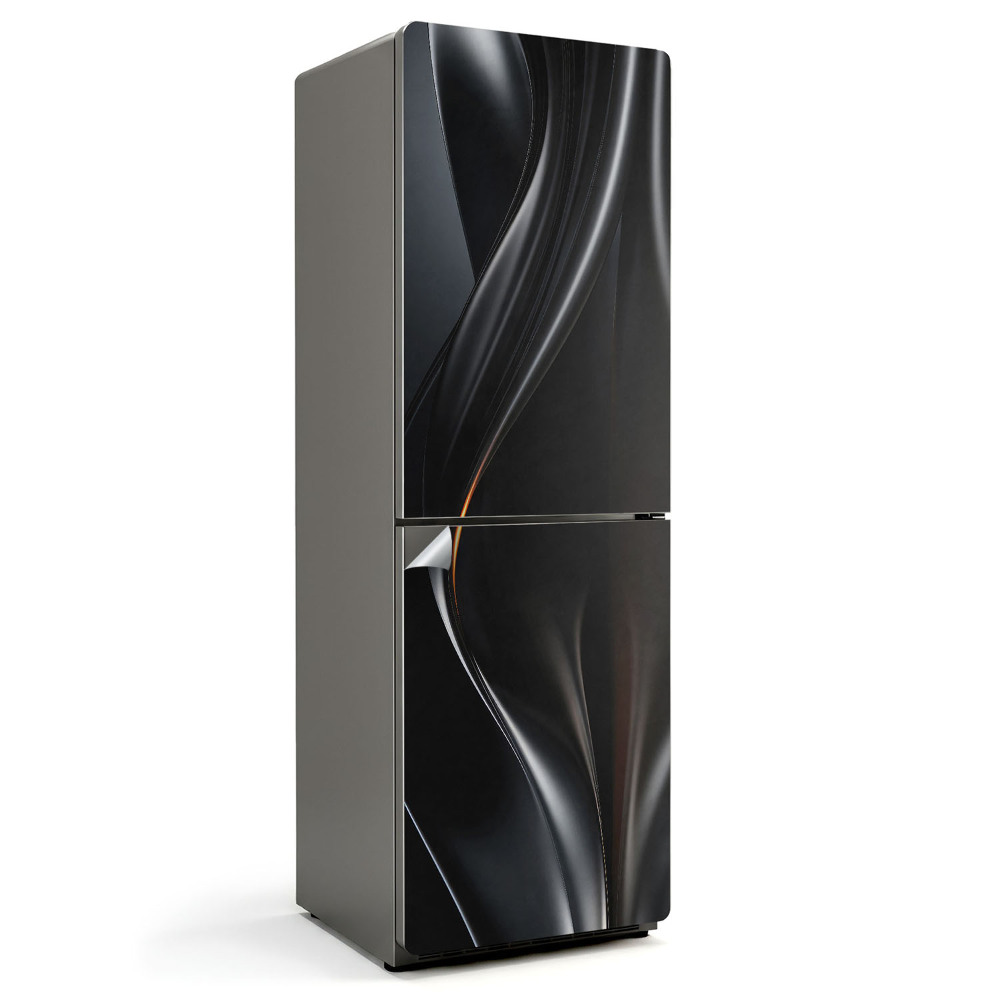 Samolepiaca nálepka na chladničku Tekuté vlny a krivky