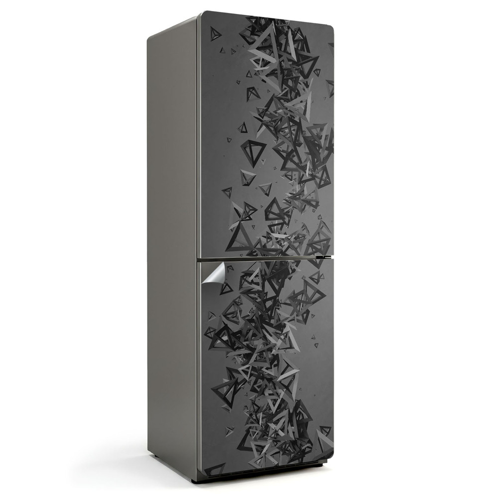 Fototapeta na chladničku Abstraktné 3D trojuholníky