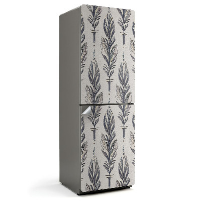 Fototapeta na chladničku Zvislé pierko ilustrácie