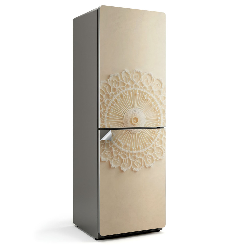 Fototapeta na chladničku Čipkovaný vzor v kruhu