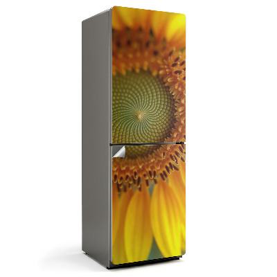 Samolepiaca nálepka na chladničku Slnečnicový vzor v detailoch