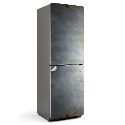 Fototapeta na chladničku Kovová textúra so škrabancami