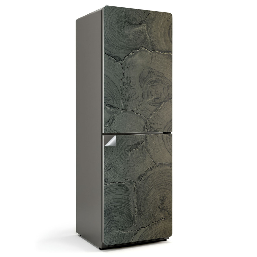 Fototapeta na chladničku Drevený vzor s uzlami