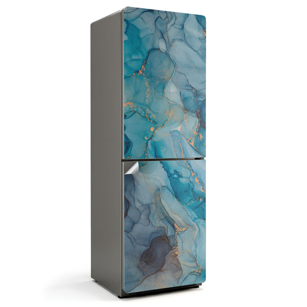 Nálepka na chladničku Abstraktné vlny a škvrny