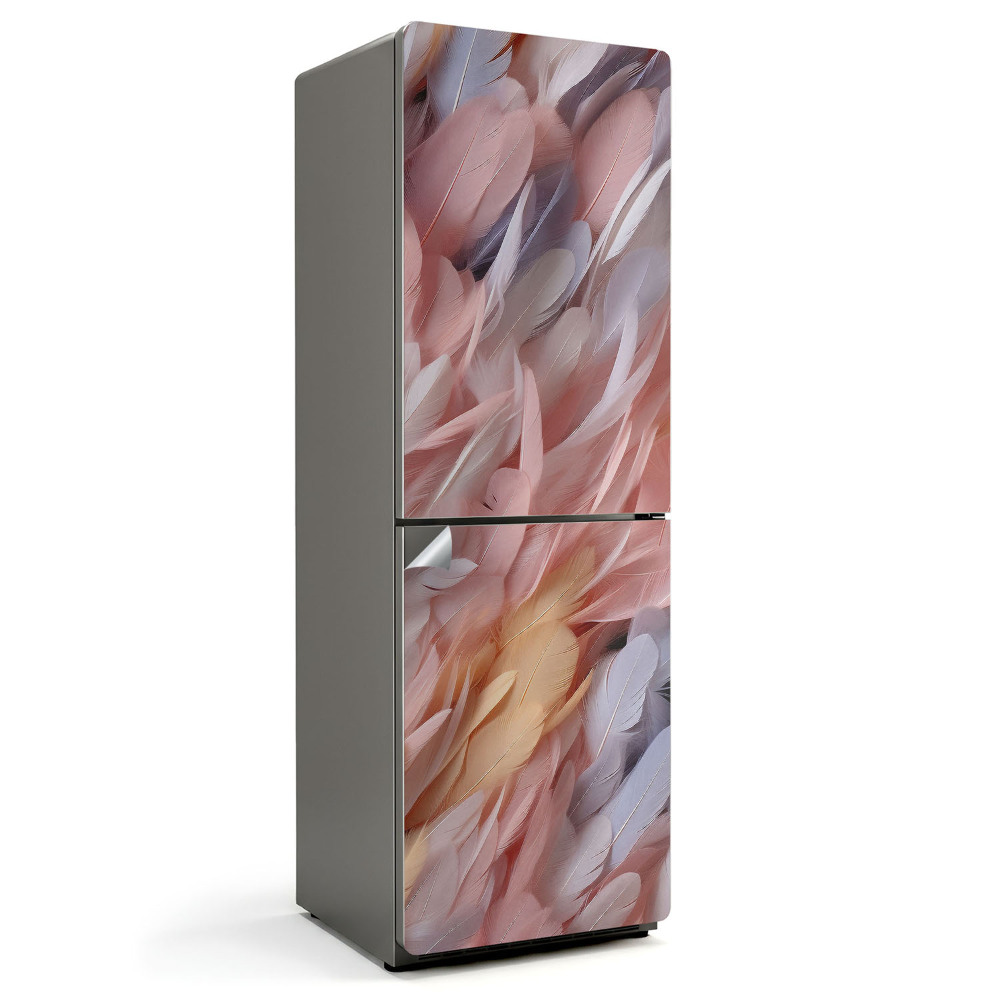 Nálepka na chladničku Jemné pierka v pohybe